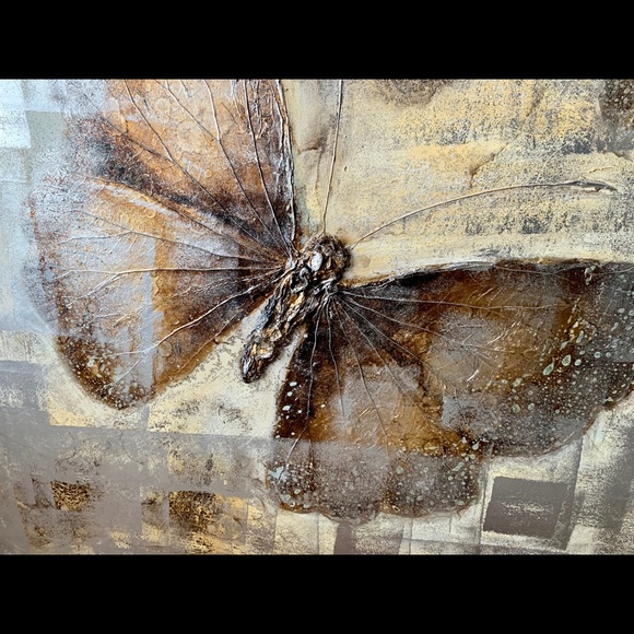 Canvas Butterfly wall art - Picture 2 of 7